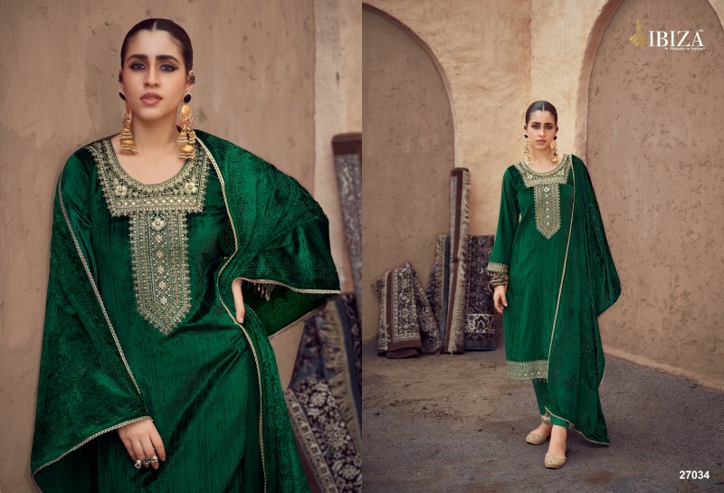 Surkh Imrozia By Ibiza Viscose Velvet Salwar Kameez